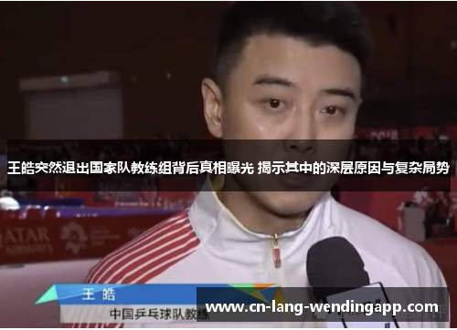 王皓突然退出国家队教练组背后真相曝光 揭示其中的深层原因与复杂局势